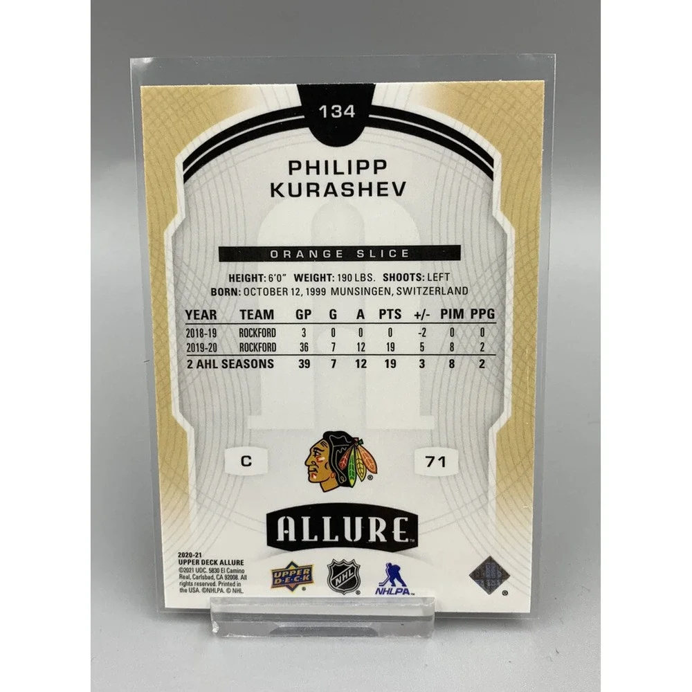 PHILIPP KURASHEV 2020-21 ALLURE #134 ORANGE SLICE SP Mint‎